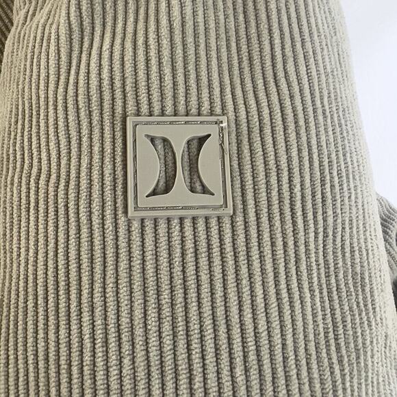 Hurley Women's Corduroy Fairsky Quilted Corduroy Puffer Jacket Olive Green Sz.S - Picture 7 of 9